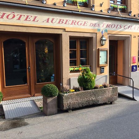 Auberge Des Trois Chateaux Eguisheim Exterior foto