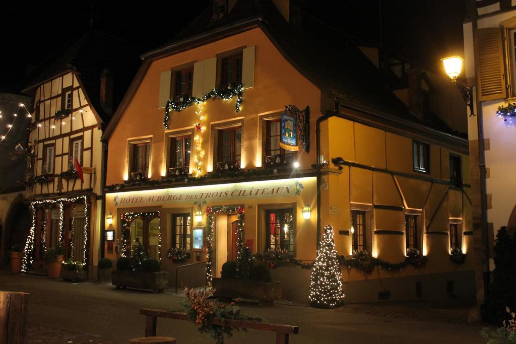 Auberge Des Trois Chateaux Eguisheim Exterior foto