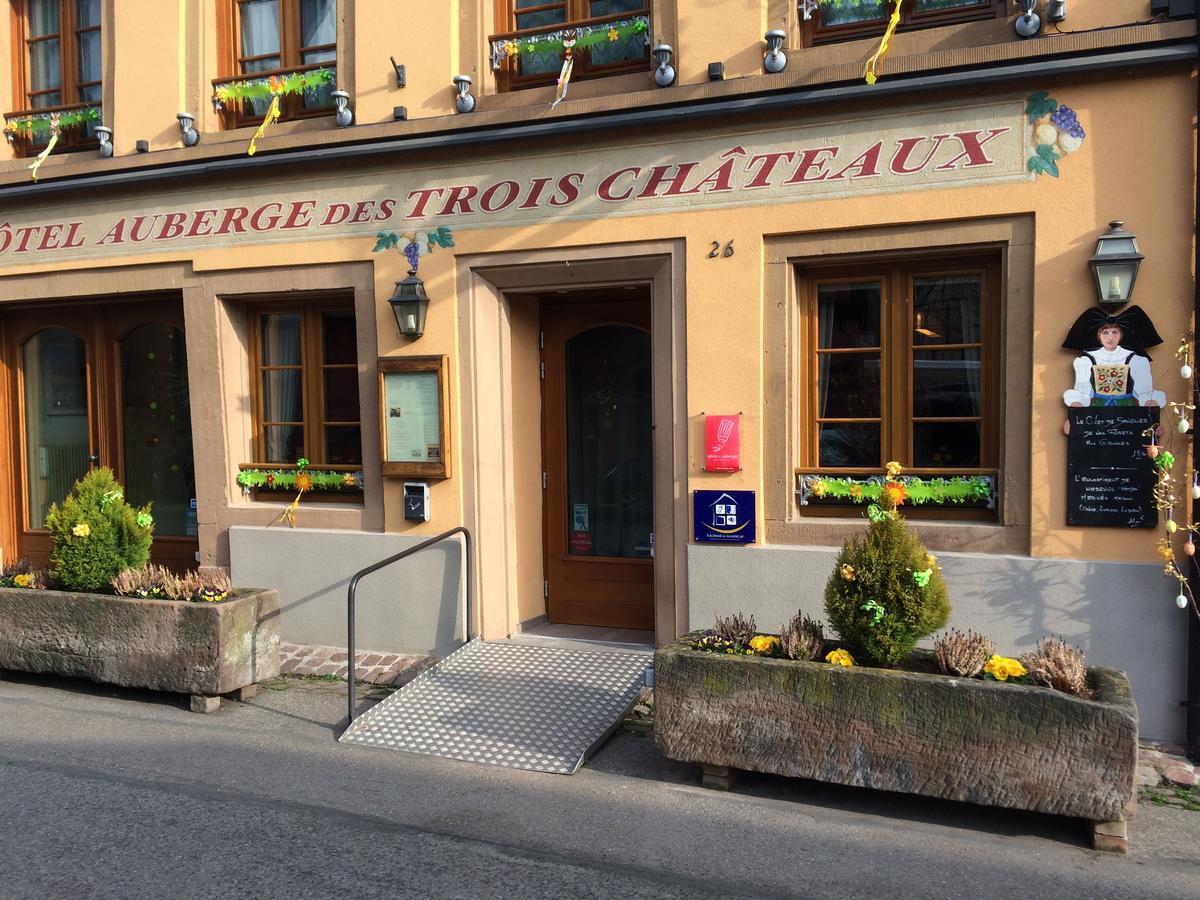 Auberge Des Trois Chateaux Eguisheim Exterior foto