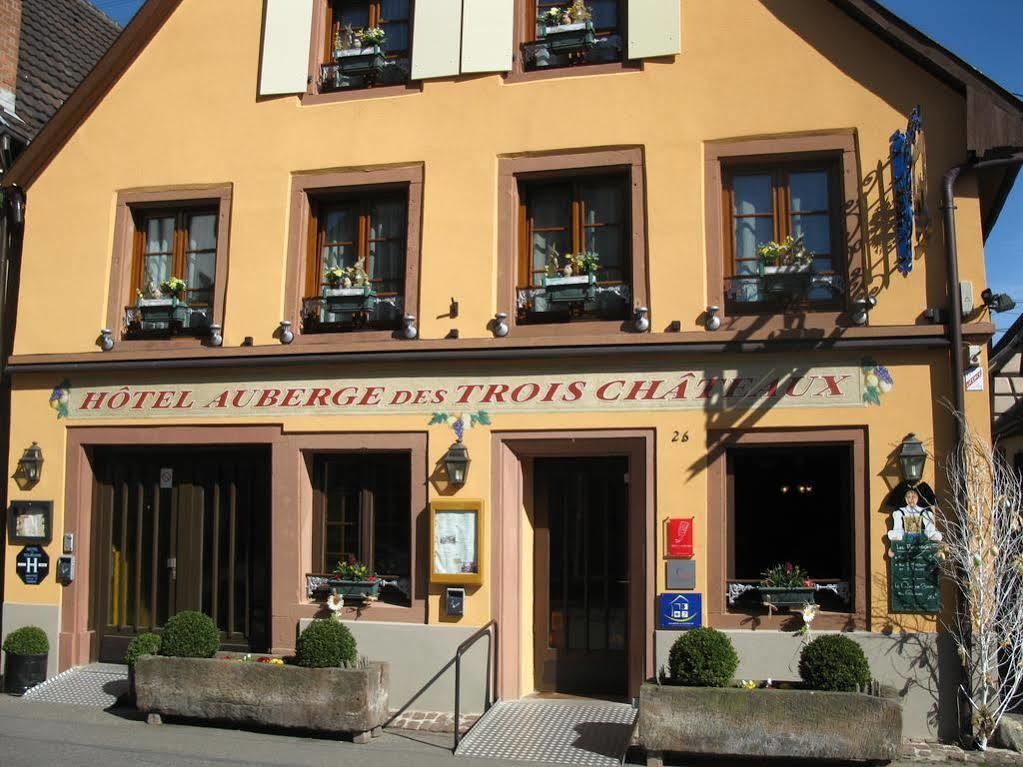 Auberge Des Trois Chateaux Eguisheim Exterior foto